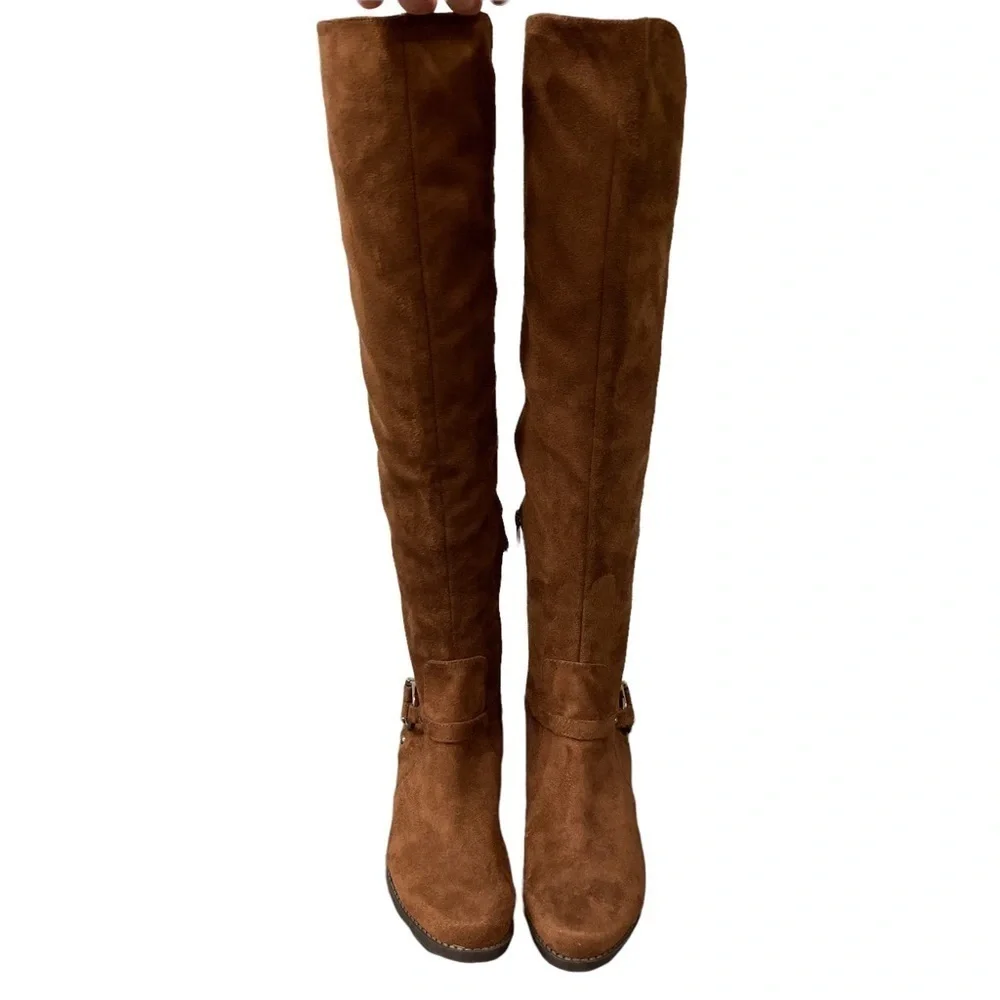 Marc Fisher sz 5.5 brown OTK riding boots